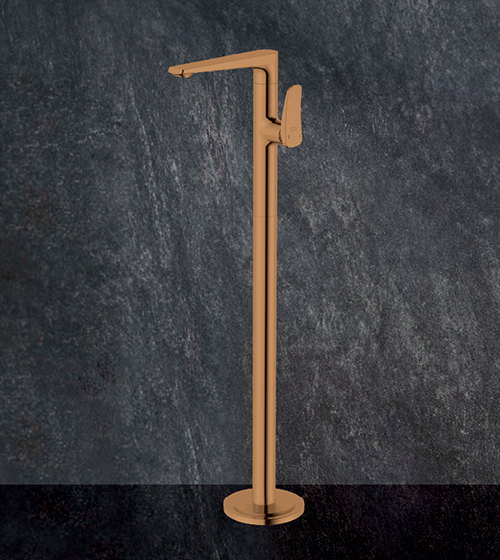 Brass Floor Mounted Basin Mixer – Aquant India
